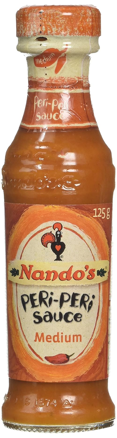 Nando's Medium Hot Peri-Peri Sauce 125 ml (Pack of 6)