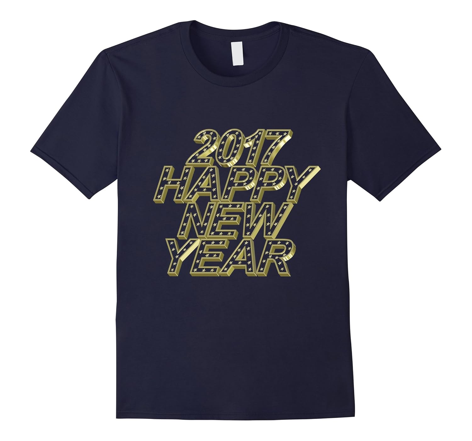 2017 Happy New Year Gold T-Shirt - New Years Eve Party Shirt-ANZ