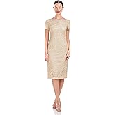 JS Collections Women's Scarlet Knee Length Dress