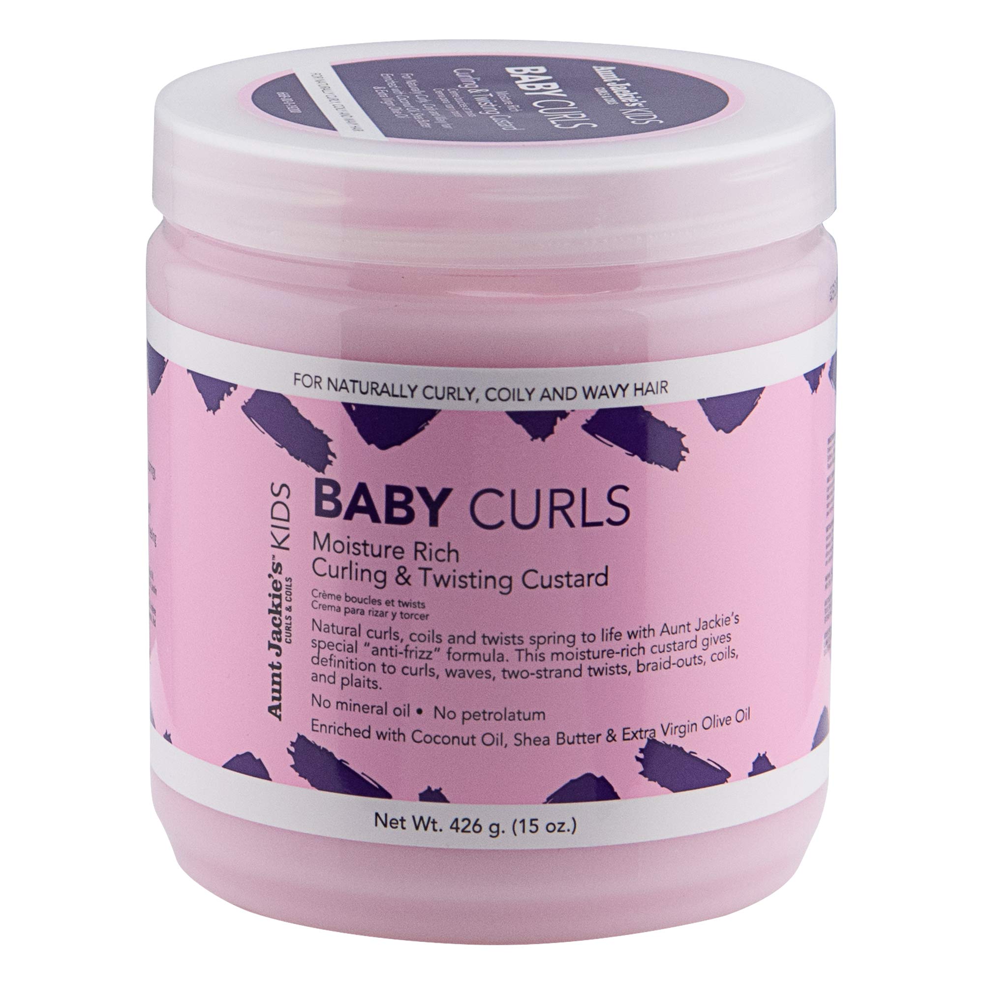 Aunt Jackies Girls Baby Curls and Twisting Cream, 15 fl oz