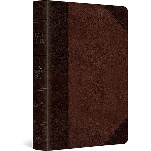 ESV Compact Bible (TruTone, Walnut, Weathered Cross Design): ESV