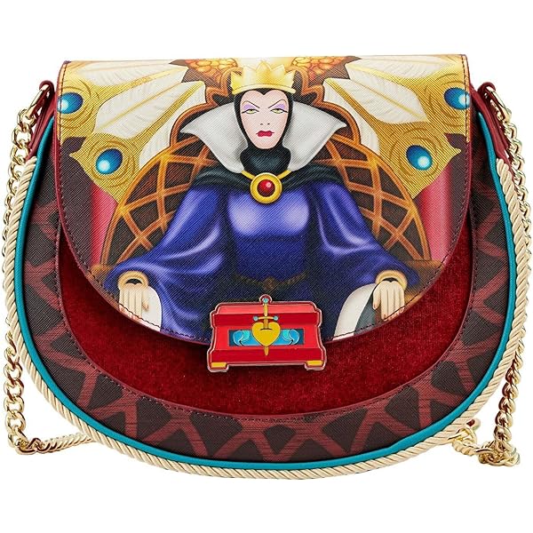 Amazon.com | Loungefly Disney Snow White Evil Queen Throne Womens