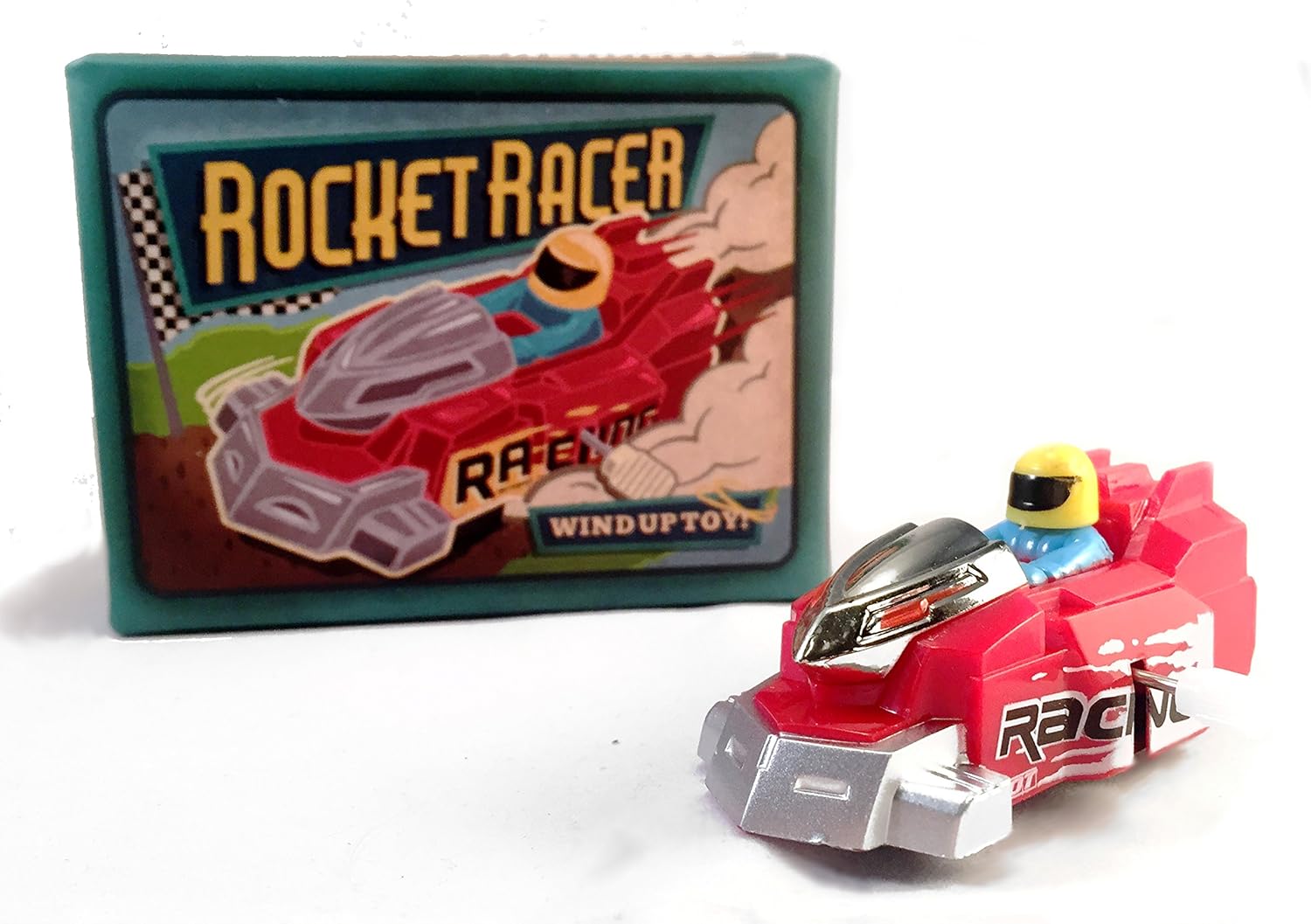 rocket racer wind up toy
