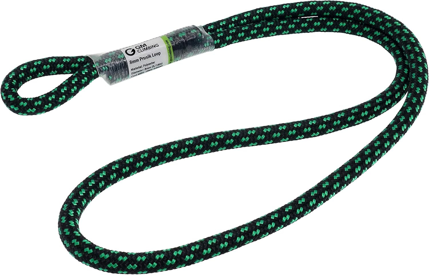 GM CLIMBING 8mm (5/16") Prusik Loop Pre-Sewn 18 inches : Sports & Outdoors