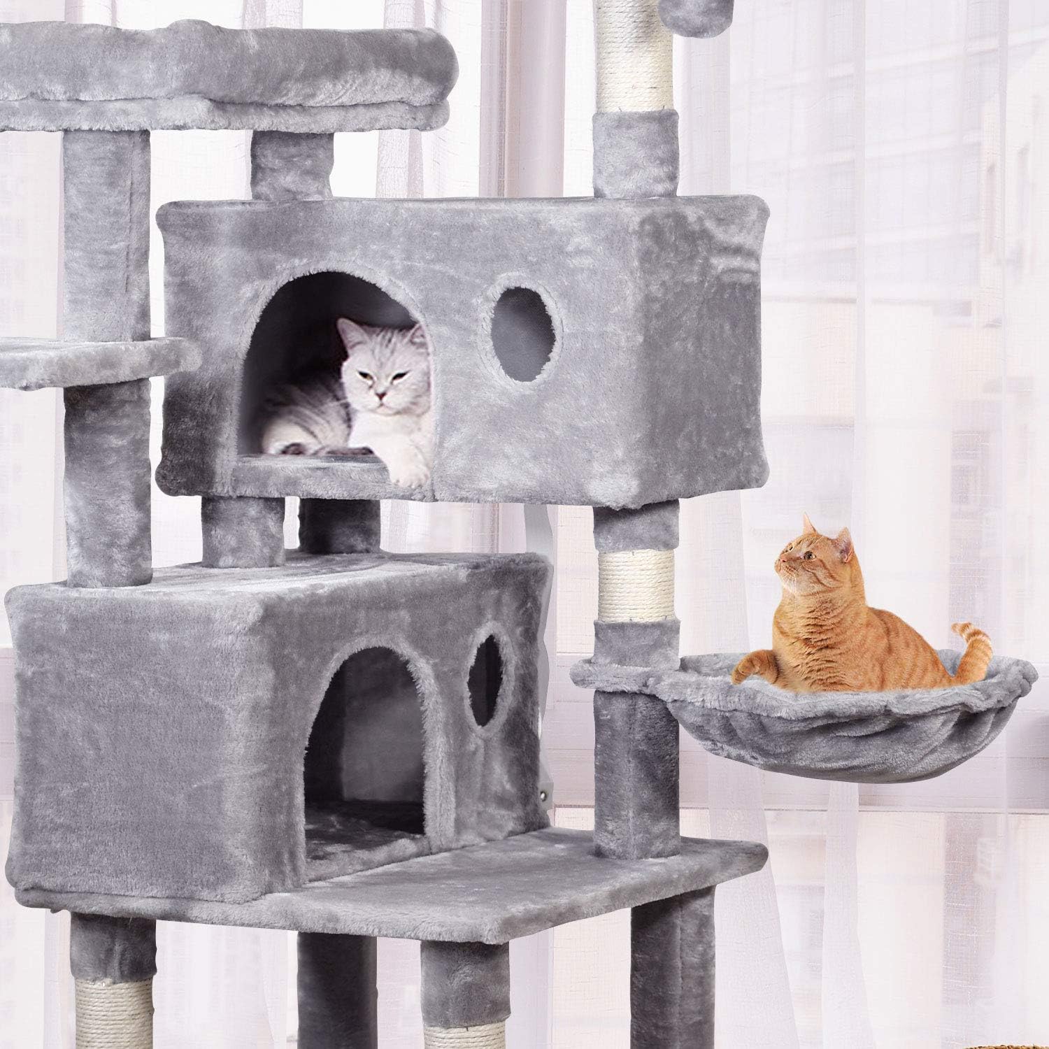 cat activity centre grey