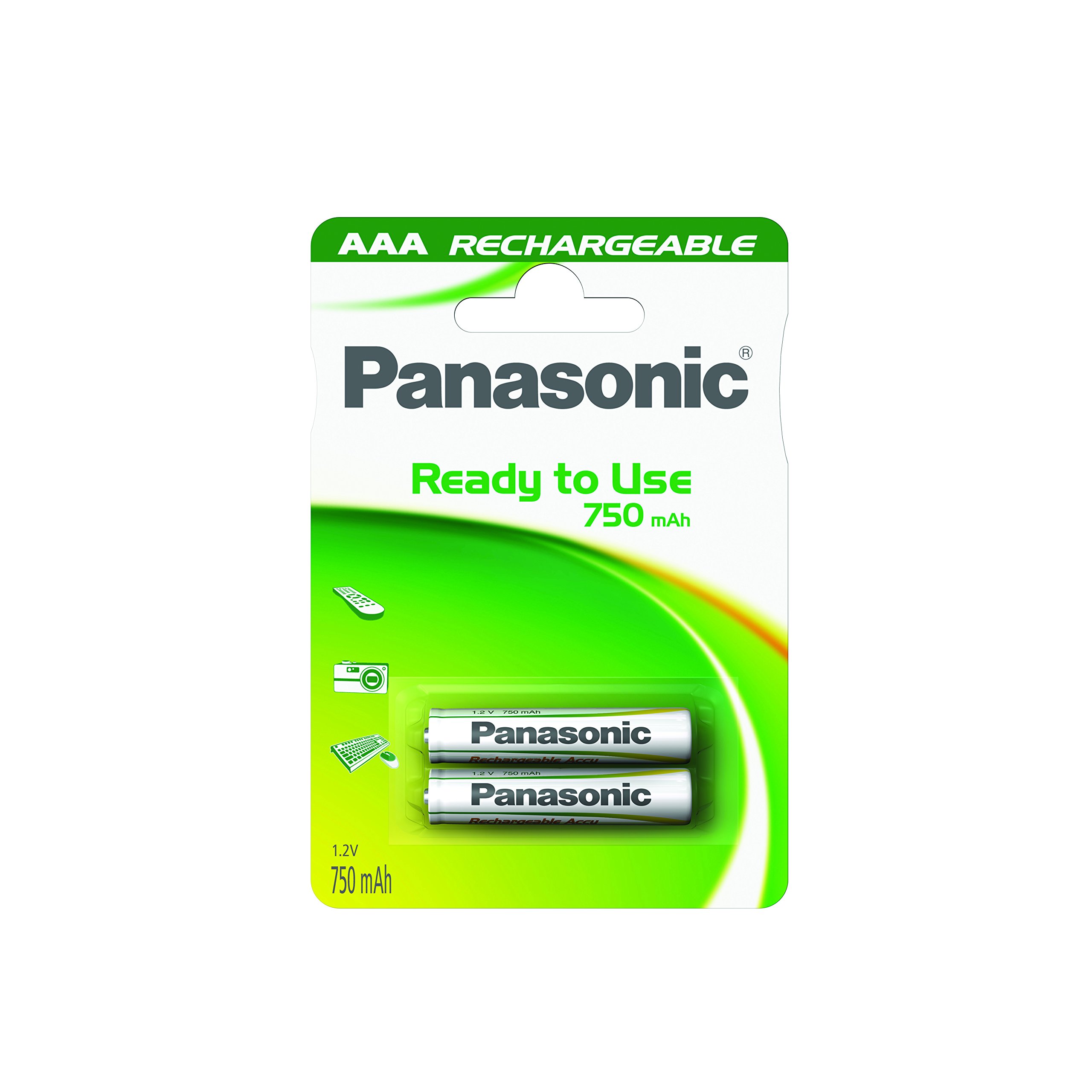 Panasonic R2U P03 750 mAh AAA Micro Evolta Rechargeable Battery