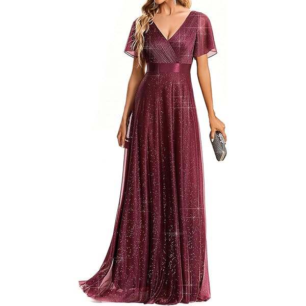 Amazon.com: EUMI Bridesmaid Dresses Long Burgundy Sequin V Neck Wedding Party Gowns : Clothing, Shoes & Jewelry Amazon.com: EUMI Bridesmaid Dresses Long Burgundy Sequin V Neck Wedding Party Gowns : Clothing, Shoes & Jewelry