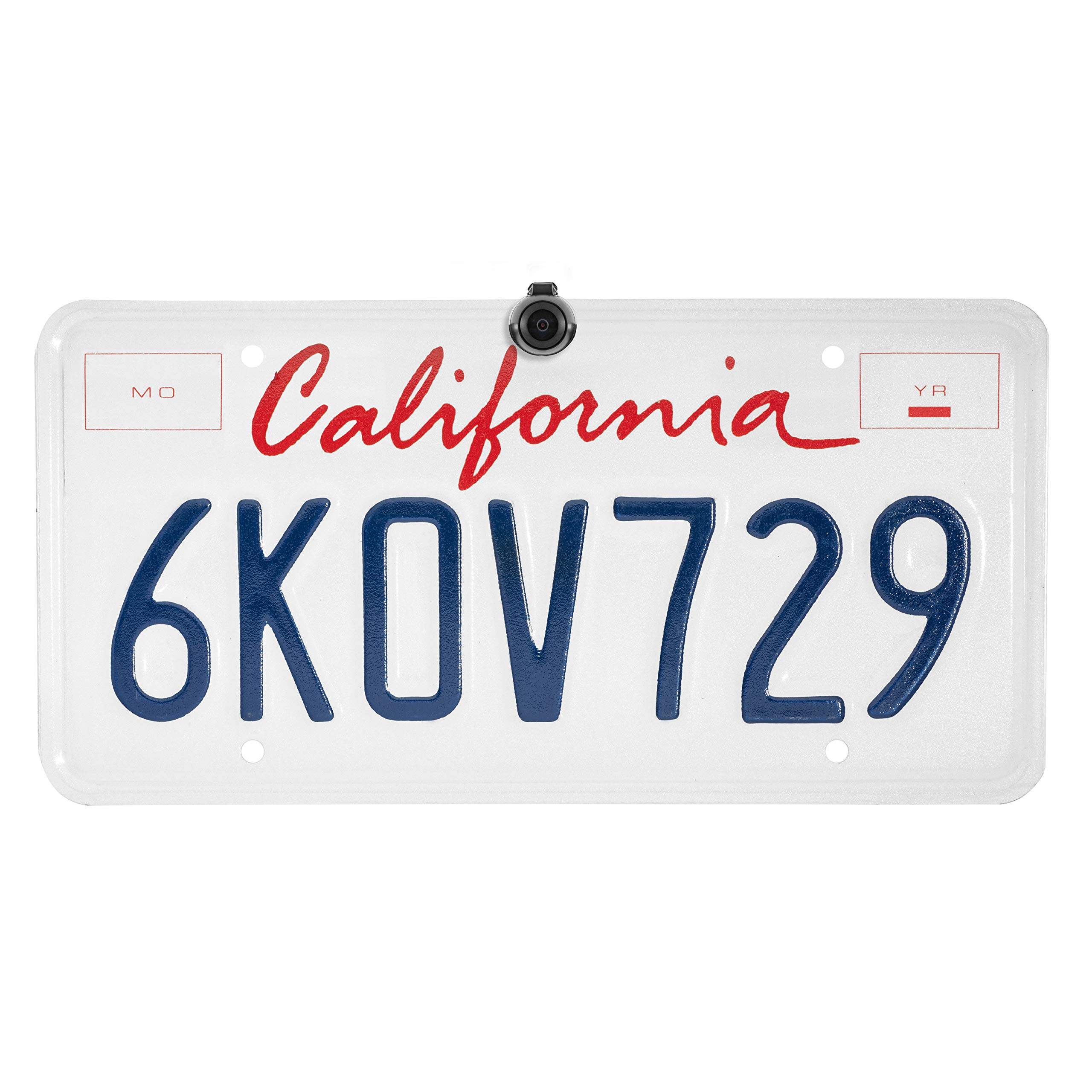 BOYO VISION VTL16 - Concealed License Plate Backup Camera with Parking Lines (Black)