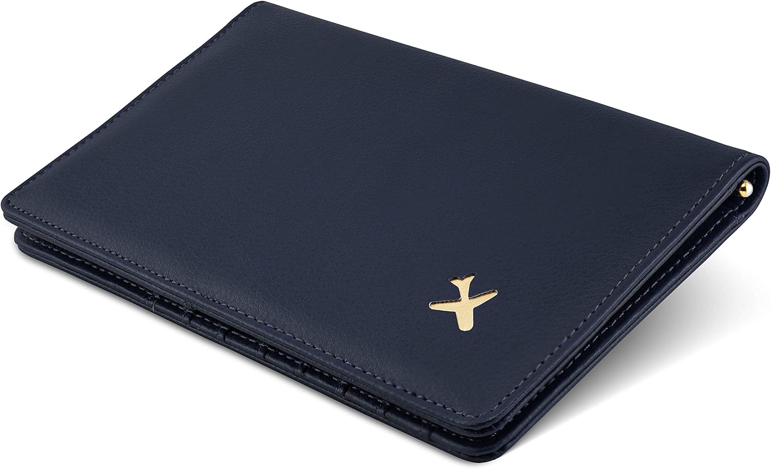  | Passport Holder by POCKT - RFID Blocking Travel Wallet for Safe Trip, Document Organizer + Gift Box | Mindight Navy | Passport Wallets