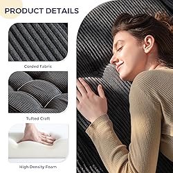 MAXYOYO Tri-Fold Mattress, 6 Inch Tufted Folding