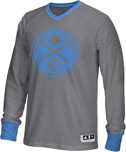 Adidas Denver Nuggets On Court Christmas Day Shooter Long Sleeve Shirt (Gray) XL: Amazon.ca 