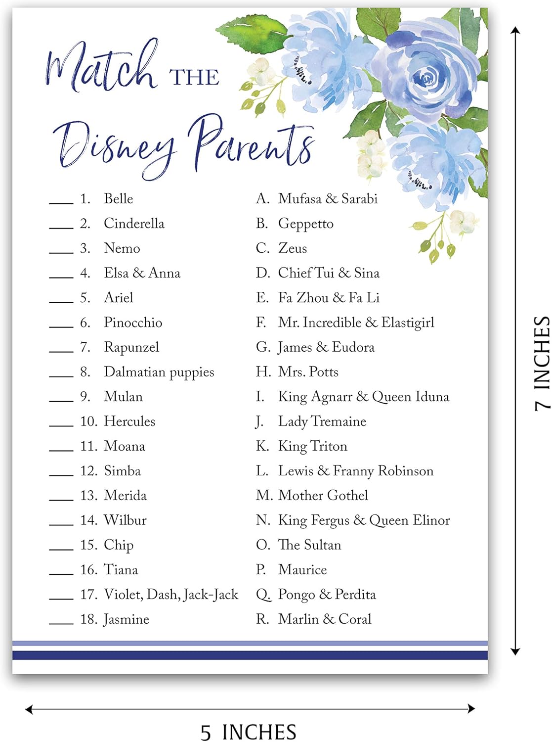 Famous Parents Game Baby Shower Game Celebrity Baby Game Gender