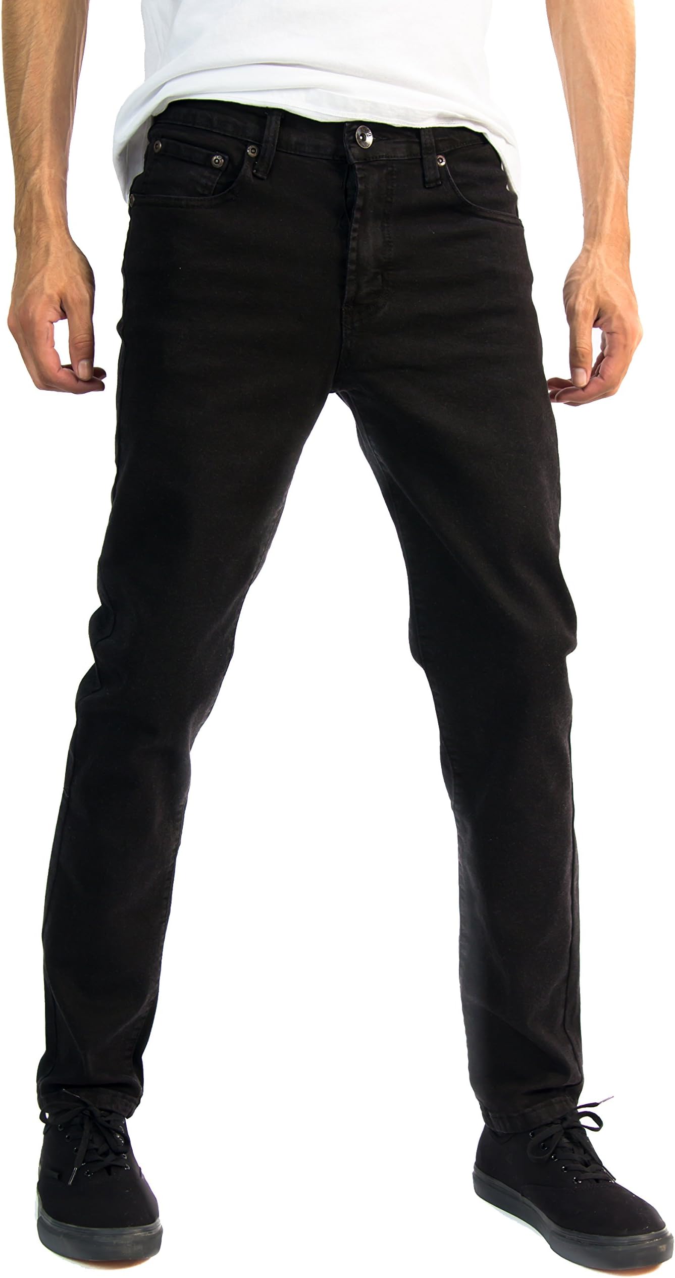 Alta Designer Fashion Mens Slim Fit Skinny Denim Jeans - Multiple Colors & Sizes