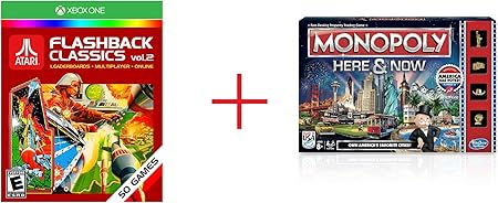 Amazon Atariフラッシュバックclassicsボリューム2 For Xbox One Andモノポリーゲーム バンドル ボードゲーム おもちゃ