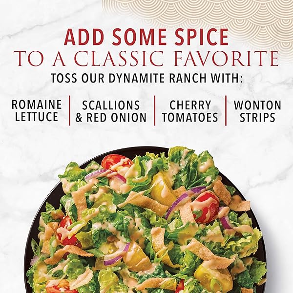 P.F. CHANG’S HOME MENU SALAD DRESSING, DYNAMITE RANCH 16 FL OZ.