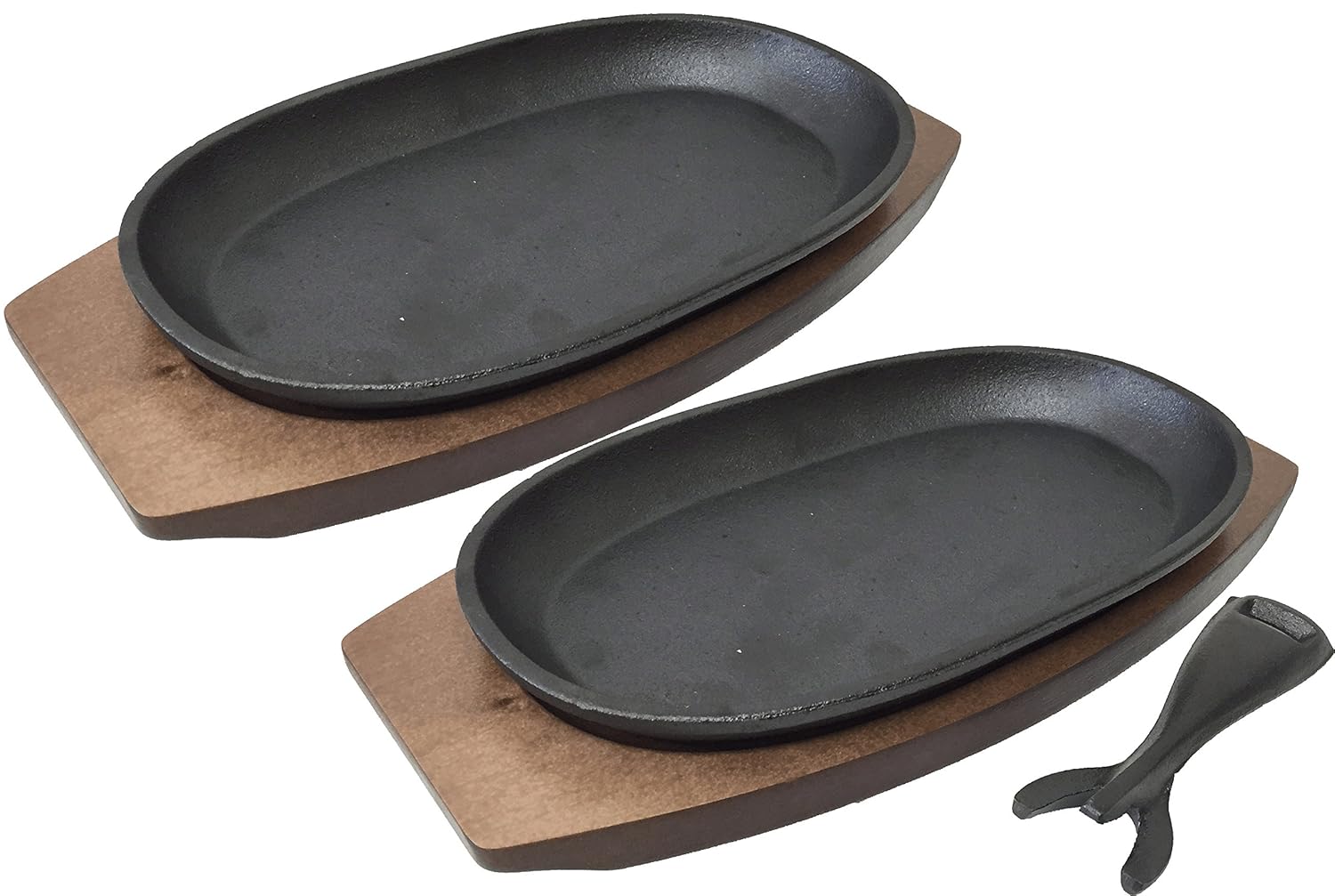 IH対応 手造りの小判皿 2枚組