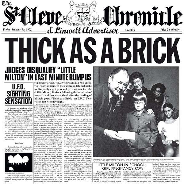 Amazon.com: Thick As A Brick Live In Iceland[DVD] : Jethro Tull's