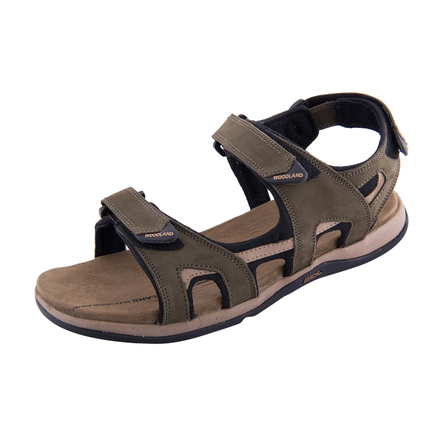 woodland olive green sandals