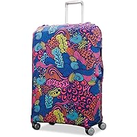 Samsonite Luggage Cover, Acid Nature Print, Extra Large