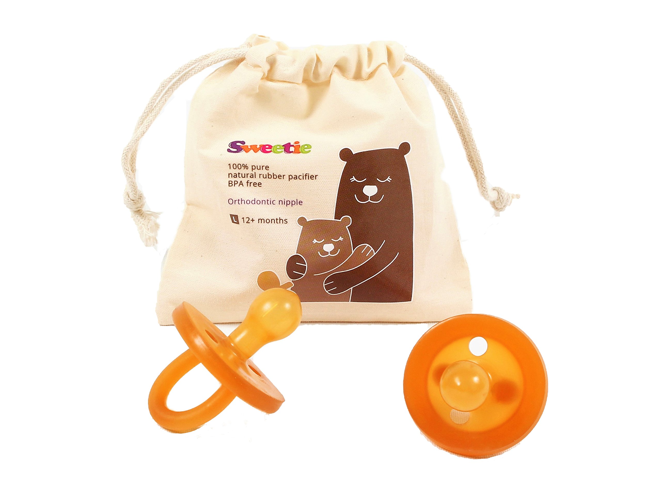 Ecopiggy Rounded Natural Pacifier (1pk) (6m+) Baby