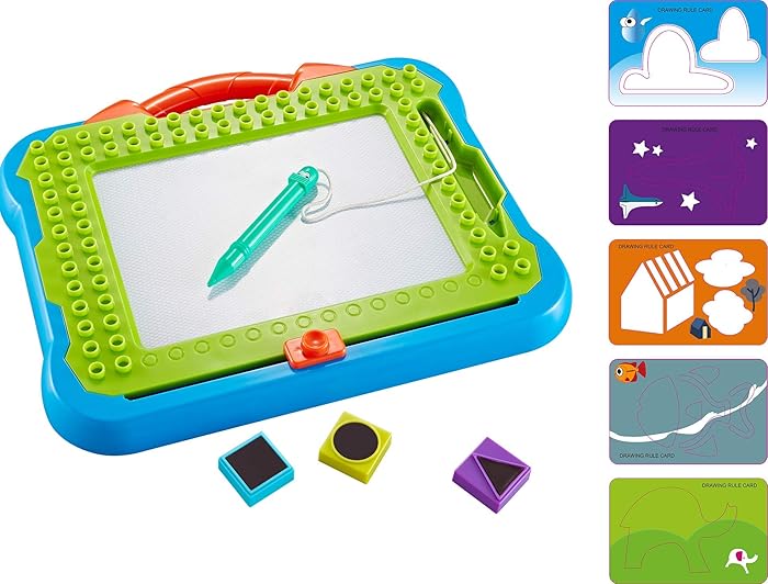 Think Gizmos Magnetic Writing Board / Sketch Pad – Fun Toy for Boys and Girls Aged 3 4 5 6 7 8 – Magnetic Board Learning Resource for Children – TG810