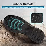Hanani Steel Toe Caps Trainers Lightweight Boots Black EU39 UK5.5 Men Women view 5