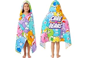 Get Trend Care Bears Towelling Beach, Towel Poncho Girls (Multicolor Care Bears, 6-14 Years)