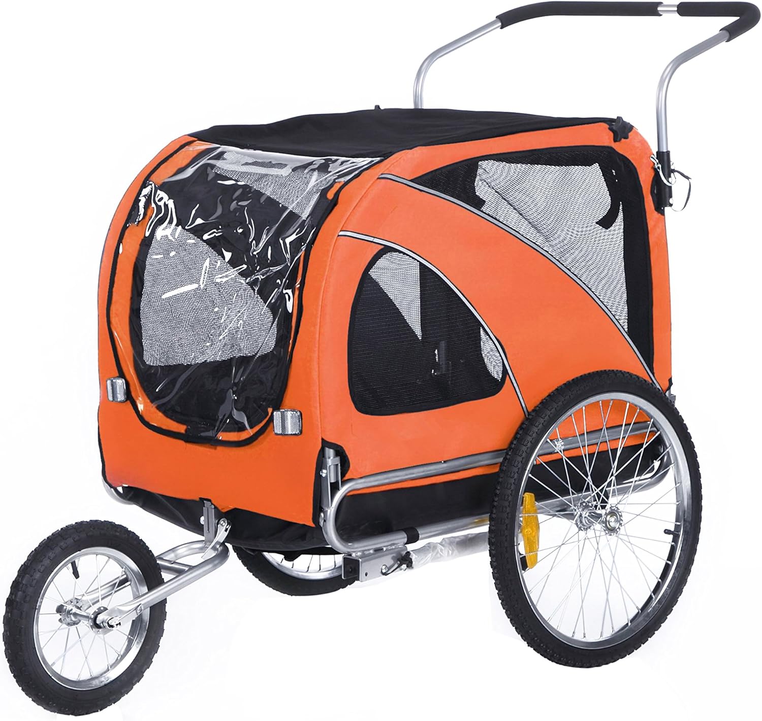 leonpets 2in1 Pet Transport Trolley for Jogger/Bike Trailer 10202