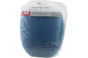 Aquagarden Pennington Aquagarden , Pond Filter for Ponds , Foam Filter Set , Polymer Wool Filter Pads , Pond Maintenance Kit , Suitable for Inpond 5 in 1 300 Gallon Model, White, Large (Fit 300)