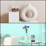 BELLE VOUS 20 Pack Place Card Holders & Cards - Rustic Wooden Table Stands view 6