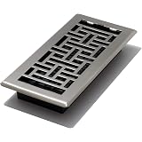 Bodenregister Honigwaben-Design – 4 Zoll (10,16 Cm), Gebürstetes Nickel, Einfach Zu Montieren