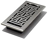 Decor Grates AJH410-NKL Floor Register, 4" x