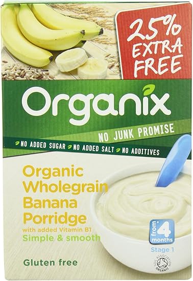organix porridge 4 months