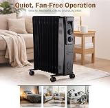 Belaco Oil Filled Radiator 11 Fins 2500W with Adjustable Thermostat view 6