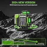 Huepar W04CG 4D Laser Level with LCD Bluetooth Remote 360° Cross Lines view 3
