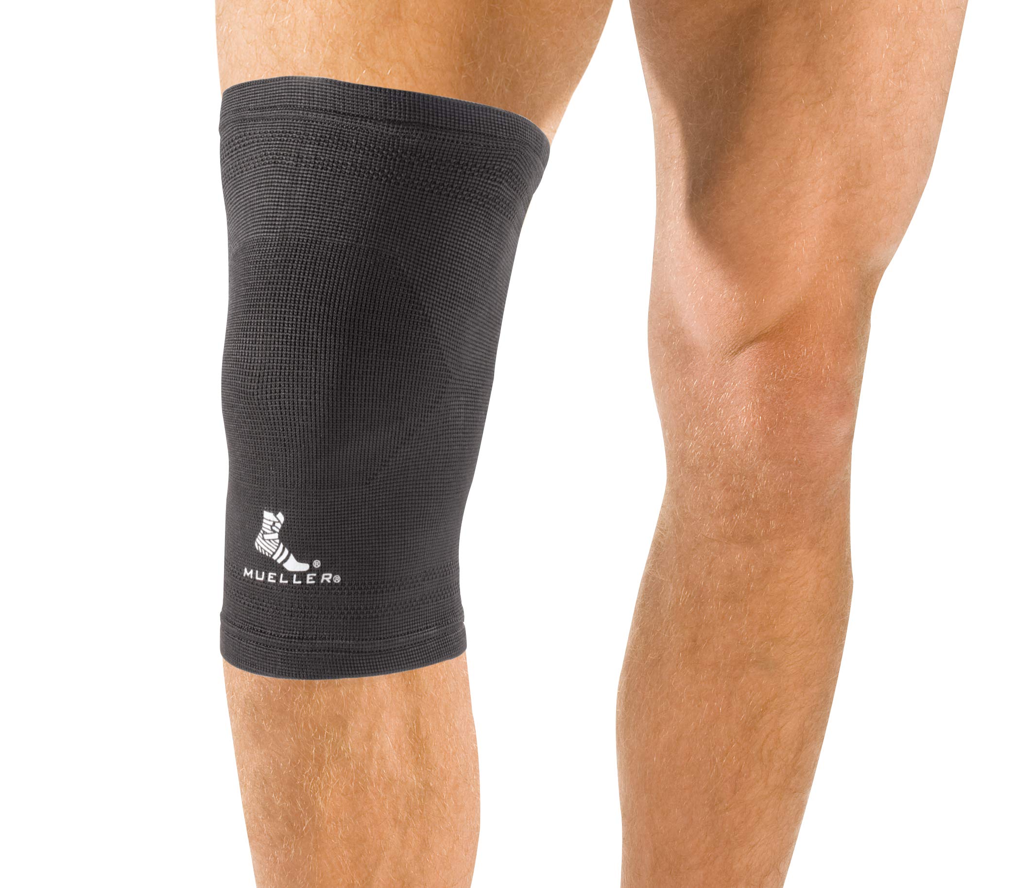 MUELLER Elastic Knee Support, Black, XL