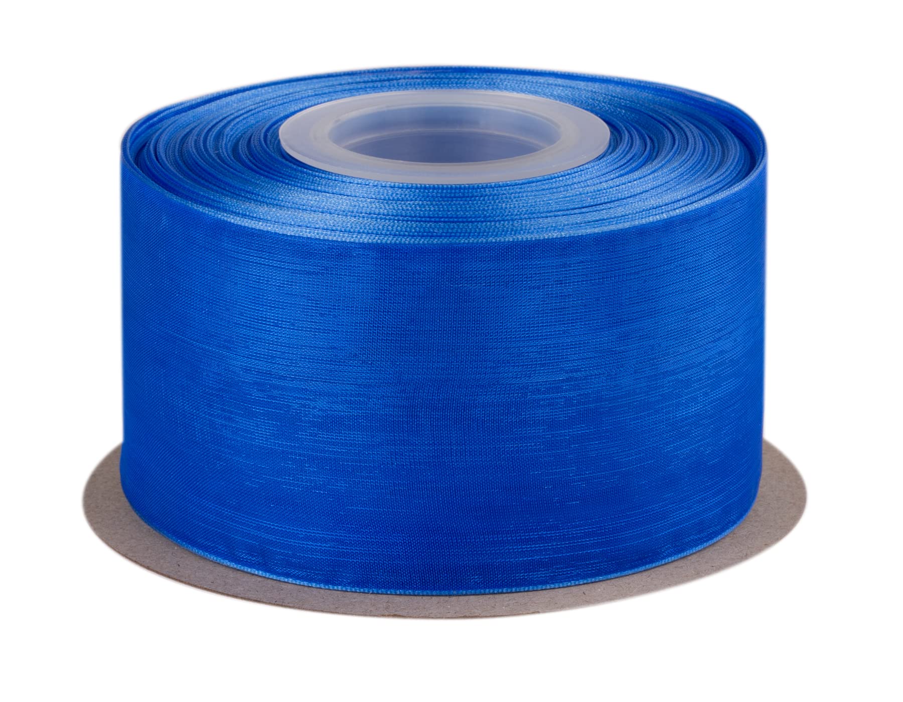 Ribbonitlux 50mm Sheer Organza Ribbon, Royal Shimmer Chiffon Ribbon 45M-Roll, Ideal for Wedding Events Christmas Decaration Making Floral Bouquets DIY Crafts