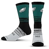 For Bare Feet NFL mens Elevate Crew Sock