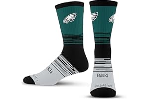 For Bare Feet NFL mens Elevate Crew Sock