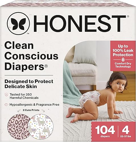 The Honest Company Clean Conscious pañales para pieles delicadas — Pañales