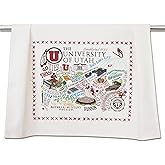 Catstudio Dish Towel, University of Utah Utes Hand Towel - Collegiate Kitchen Towels for Utah Fans for Students, Graduation, Parents and Alums