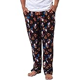DC Comics Mens' Distressed Classic Superman All Over Pajama Sleep Pants
