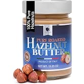 Gourmanity Hazelnut Butter, 100% Roasted Hazelnuts, No Added Sugar | Pure Italian hazelnut paste, smooth and spreadable, Vega