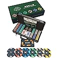 Bullets Playing Cards, Poker case with 300 Ceramic Poker Chips 'Paulie' with Values