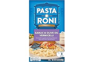 Pasta Roni Garlic & Olive Oil Vermicelli Mix, 4.6-Ounce Boxes (Pack of 12)