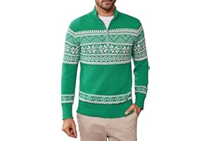 Cnlinkco Mens Quarter Zip Pullover Long Sleeve Sweatshirt Slim Fit Sweaters Casual Polo Tops Shirt