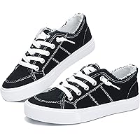 Obtaom Women's Play Fashion Sneaker White Color Washed and Leopard Canvas Slip on Shoes