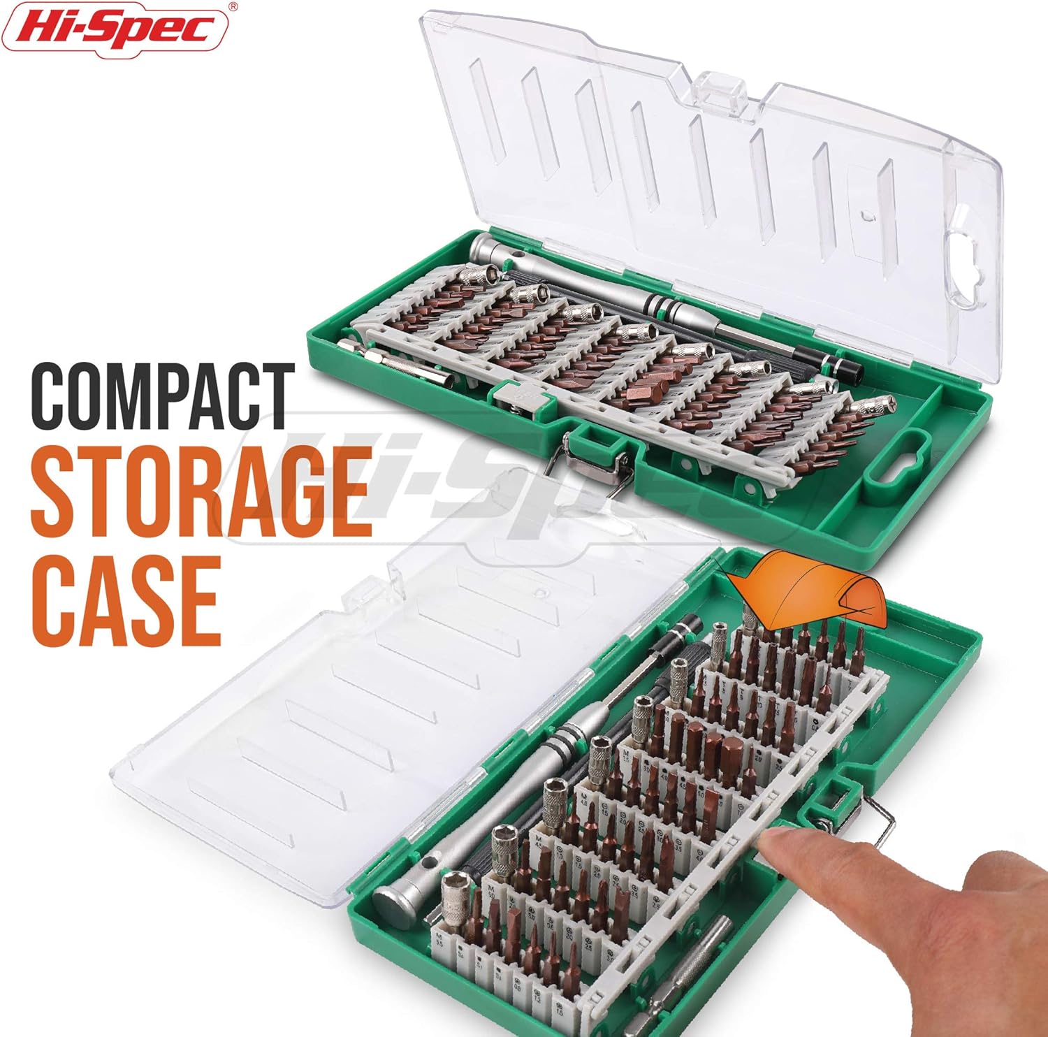 Hi-Spec 60 Piece Precision Screwdriver Bit Set for Repair of Android Mobile Cell Phones, iPhones, Macbooks, Laptops, Notebooks, Game Consoles & Electronic Gadgets in a Compact Case: Home Improvement