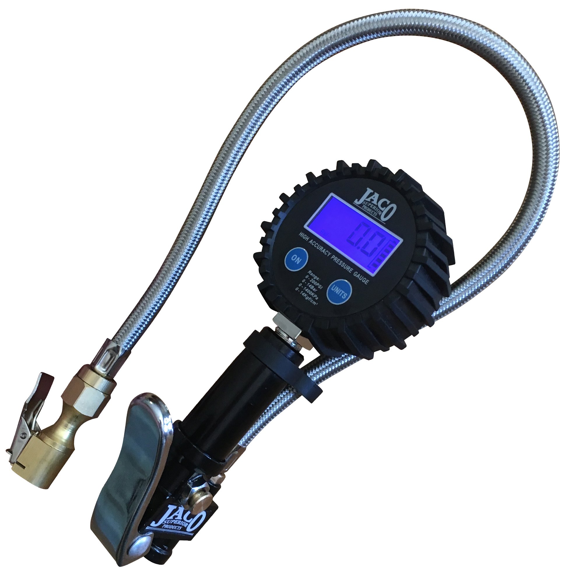 JACO FlowPro™ Digital Tire Inflator Gauge 200 PSI eBay