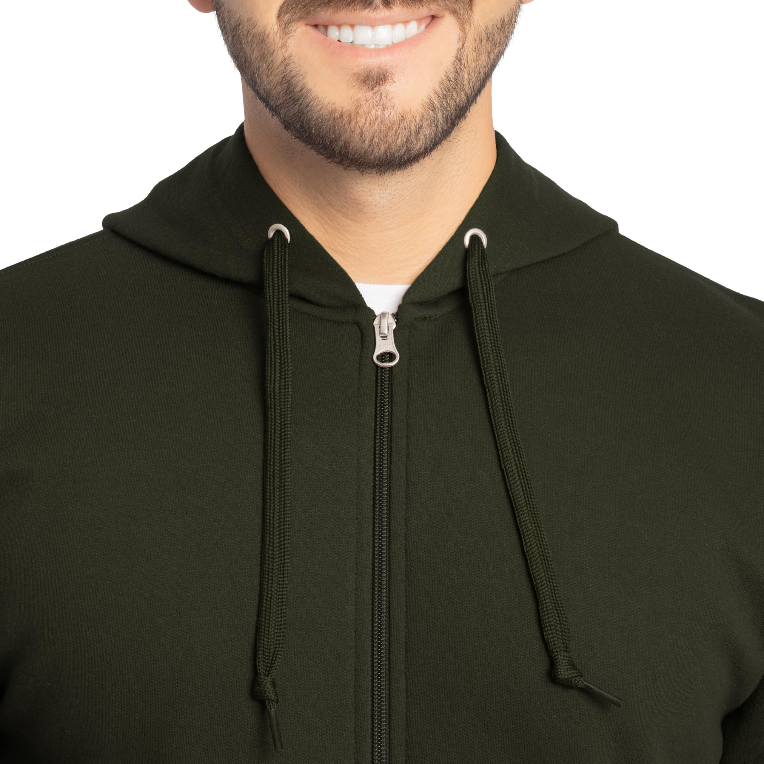 Fruit of the Loom Eversoft Fleece Full Zip Hoodie Sweatshirt